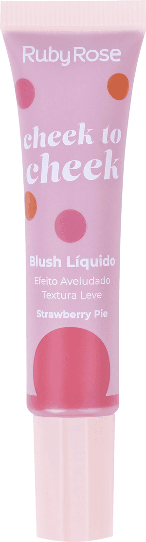 Produto Blush líquido check to check hb61161 strawberry pie ruby rose foto 1