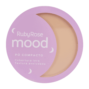Produto Pó facial compacto mood pc03 hb7232 ruby rose foto 1