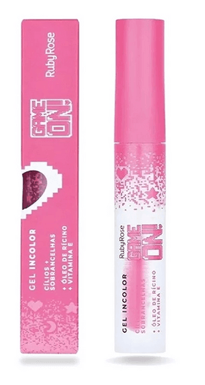 Produto Gel incolor cílios + sobrancelhas game on ruby rose foto 1