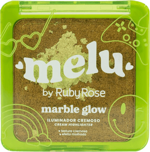 Produto Iluminador cremoso melu marble glow golden hour rrf8603 ruby rose foto 1