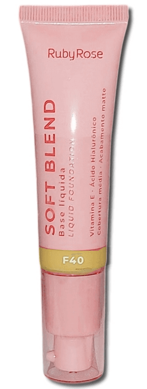 Produto Base líquida soft blend f40 hbm301 ruby rose foto 1