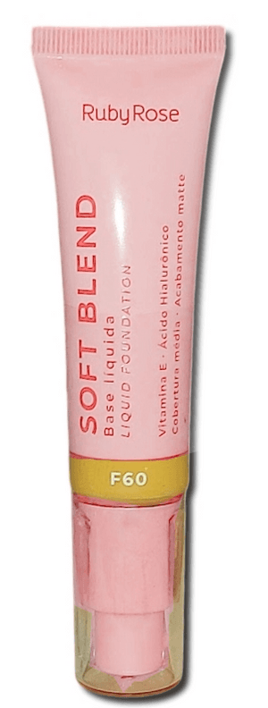 Produto Base líquida soft blend f60 hbm301 ruby rose foto 1
