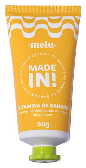 Produto Creme hidratante para as mãos vitamina de banana made in rrb5004 melu foto 1