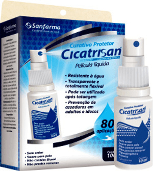 Produto Curativo protetor cicatrisan película líquida 10ml

 foto 1