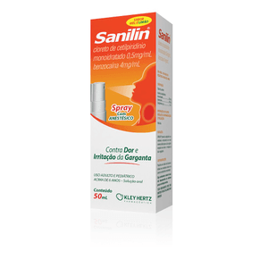 Produto Sanilin spray 50ml sabor mel e limão - kley hertz foto 1