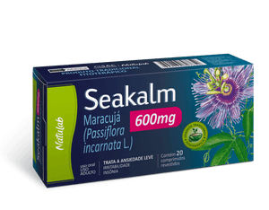 Produto Seakalm 600mg 20 comprimidos natulab foto 1