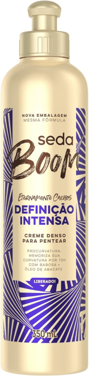 Produto Creme para pentear boom definição intensa cabelo cacheado 350ml seda foto 1