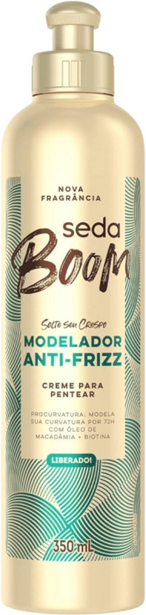 Produto Creme para pentear boom modelador antifrizz 350ml seda foto 1