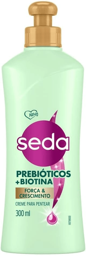 Produto Creme de pentear prebióticos + biotina força e crescimento 300ml seda foto 1