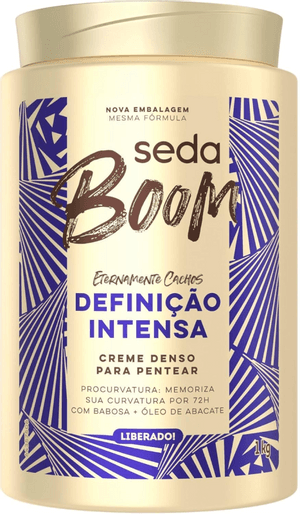 Produto Creme para pentear boom definição intensa 1kg seda foto 1