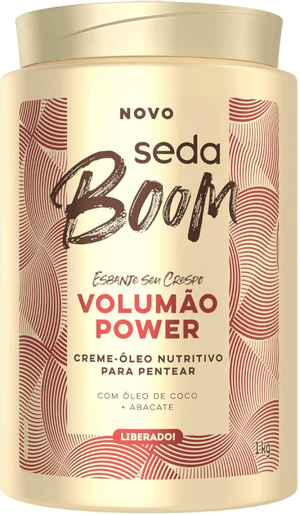 Produto Creme para pentear boom volumão power 1kg seda foto 1