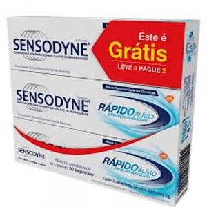 Produto Creme dental sensodyne rapido alivio 50g leve 3 pague 2 foto 1