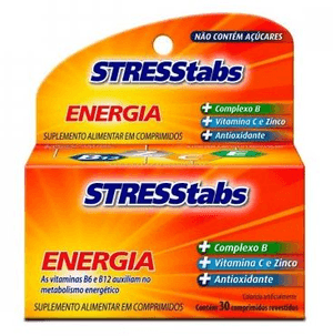 Produto Stresstabs 600 com zinco com 30 comprimidos foto 1