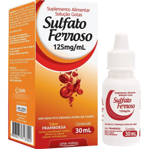 Produto Sulfato ferroso gts 30ml arte nativa foto 1