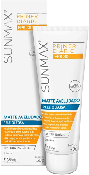 Produto Protetor solar facial primer diário matte aveludado pelo oleosa fps30 50g sunmax foto 1