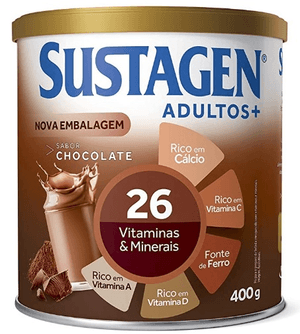 Produto Sustagen nutrição e energia sabor chocolate 400g
 foto 1