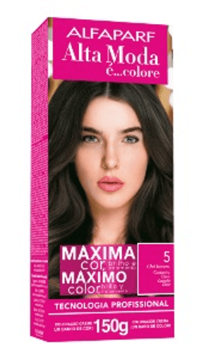 Produto Tintura  alfaparf alta moda kit 5 castanho claro foto 1
