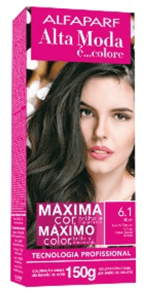 Produto Tintura  alfaparf alta moda kit 6.1 louro escuro cinza foto 1