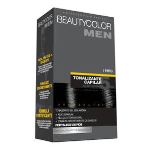 Produto Tonalizante beauty color men preto foto 1
