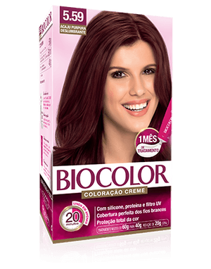 Produto Tintura biocolor kit 5.59 acaju purpura deslumbrante foto 1