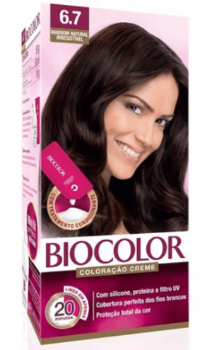 Produto Tintura biocolor mini kit 6.7 marrom natural irresistivel foto 1