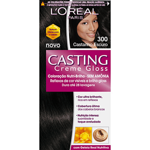 Produto Tintura casting creme gloss 300 castanho escuro foto 1