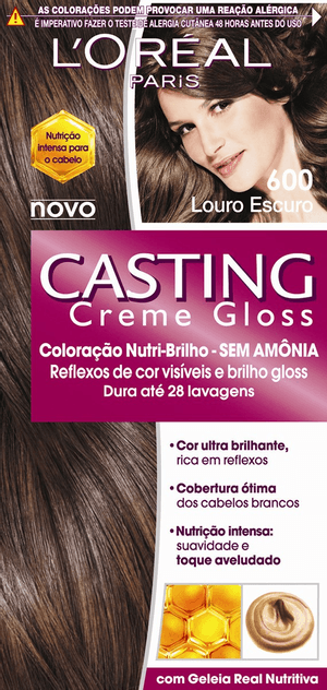 Produto Tintura casting kit 600 louro escuro foto 1