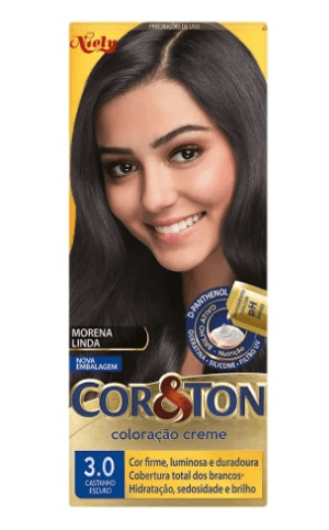 Produto Tintura cor e ton 3.0 castanho escuro foto 1