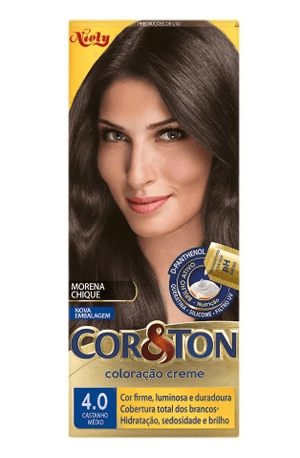 Produto Tintura cor e ton 4.0 castanho medio foto 1