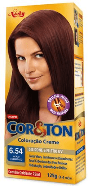 Produto Tintura cor & ton 6.54 acaju acobreado foto 1