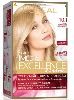 Produto Tintura imedia kit 10.1 louro cl acinzentado foto 1