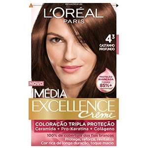 Produto Tintura imedia kit 4.3 castanho profundo foto 1