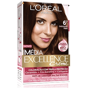 Produto Tintura imedia kit 6.7 chocolate puro foto 1