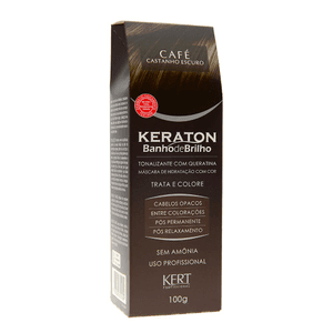 Produto Tonalizante keraton banho de brilho cafe castanho escuro foto 1
