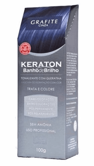 Produto Tonalizante keraton banho de brilho grafite cinza foto 1
