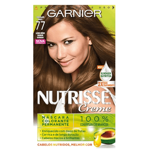 Produto Tintura nutrisse 77 louro ivete medio marrom dourado foto 1