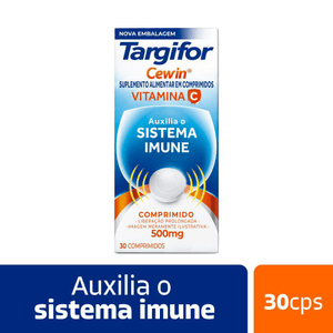 Produto Vitamina c cewin 500mg 30 comprimidos targifor foto 1