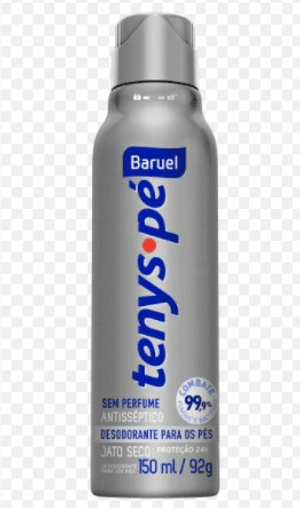 Produto Tenys pe desodorante para os pes jato seco sem perfume 150ml foto 1