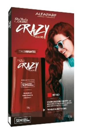 Produto Tonalizante crazy colors hot red alta moda 120g foto 1
