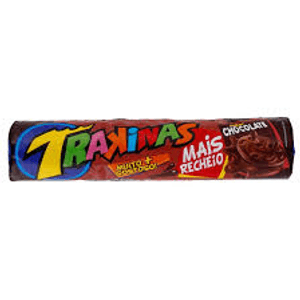 Produto Trakinas biscoito mais chocolate 136g foto 1