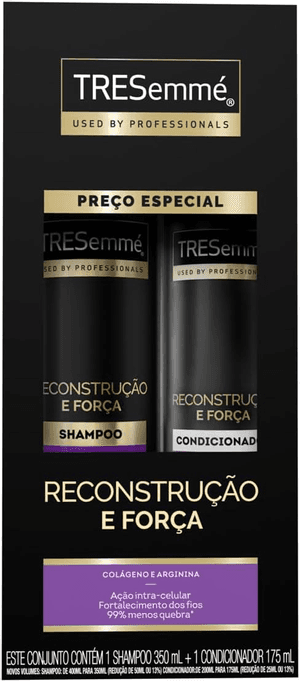 Produto Kit reconstrução e força shampoo 350ml + condicionador 175ml tresemmé foto 1