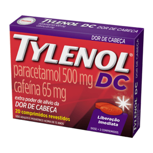 Produto Tylenol dc com 20 comprimidos foto 1