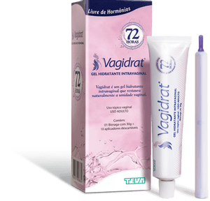 Produto Vagidrat gel vaginal 10 aplicacoes adulto ores foto 1