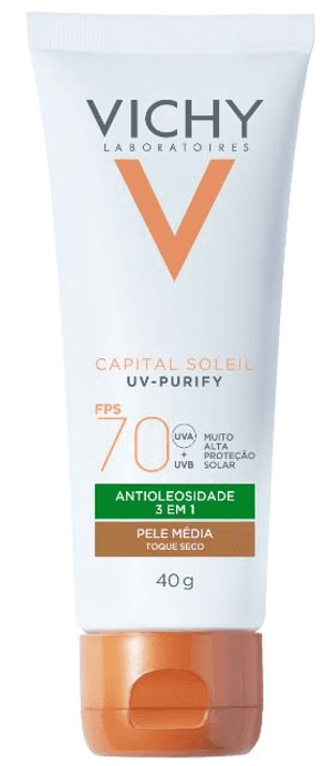 Produto Vichy ideal soleil purify fps70 media 40g foto 1