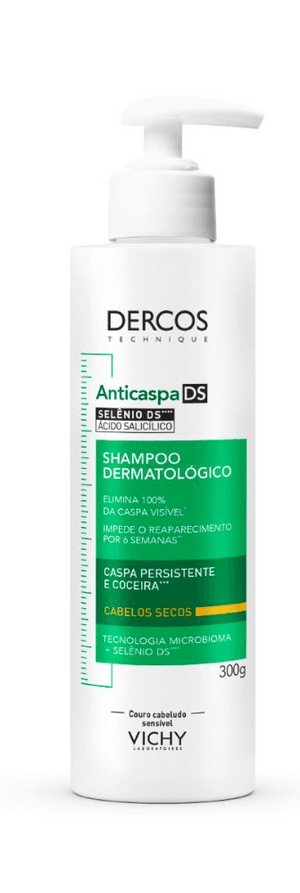 Produto Shampoo anticaspa dercos ds cabelos secos 300g vichy foto 1