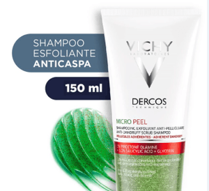 Produto Vichy dercos shampoo micro peel esfoliante anti-caspa 150ml foto 1