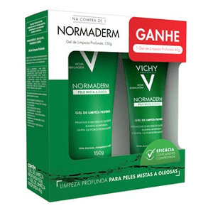 Produto Vichy normaderm gel de limpeza profunda 150g + gel de limpeza 40g gratis foto 1