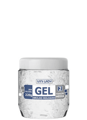 Produto Gel condicionante brilho molhado fixação média 220g vinilady foto 1