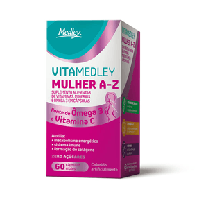 Produto Vita medley mulher caixa com 60 cápsulas gelatinosas foto 1