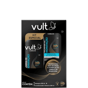 Produto Vult cap combo recarga de hidratação shampoo+condicionador 200ml foto 1